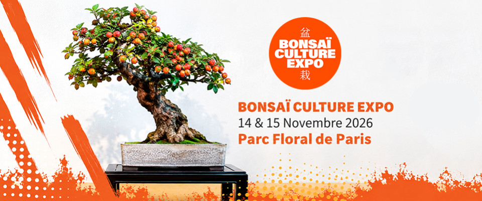 Retrouvez Bonsaï Galinou à Bonsaï Culture Expo Paris 2026 les 14 & 15 novembre !
